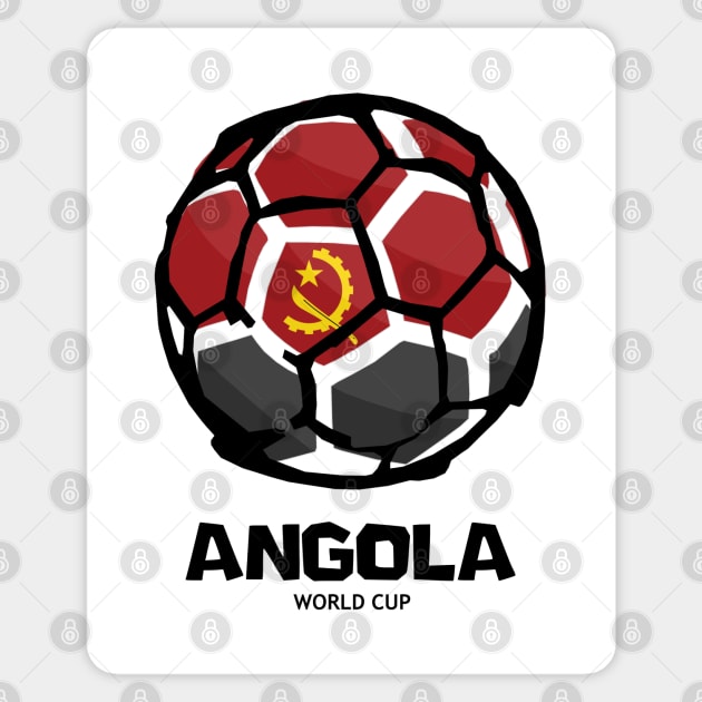 Angola Football Country Flag Sticker by KewaleeTee